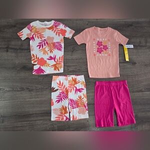 Carter's Girls 4pc Pajamas Set Size 10 NWT
